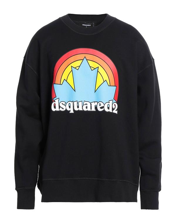 ディースクエアード メンズ アウター パーカー・スウェット DSQUARED2 スウェット Black ブラック