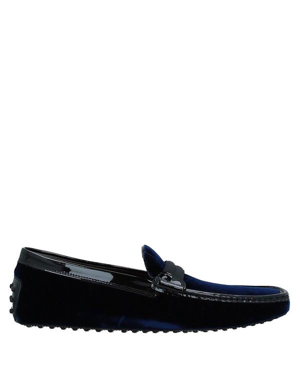 トッズ メンズ シューズ スリッポン・ローファー TOD'S モカシン Midnight Blue ブルー