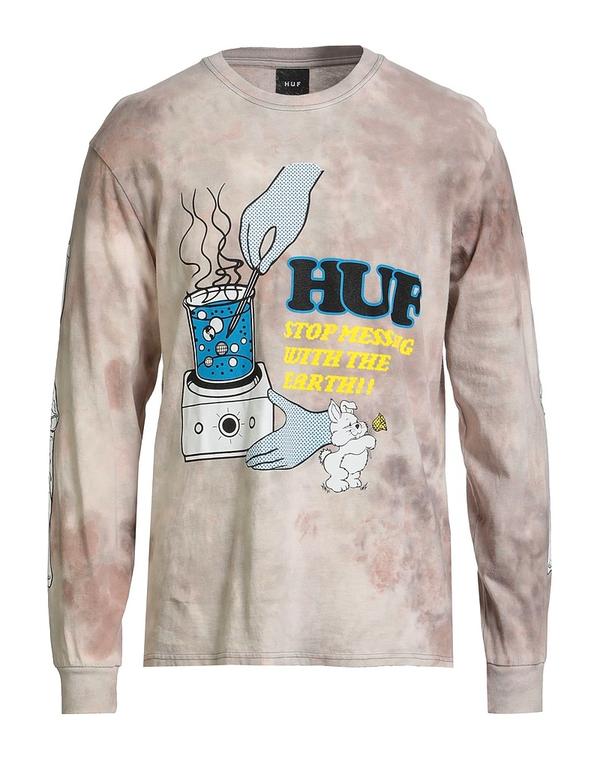 ハフ メンズ トップス Tシャツ HUF Ｔシャツ Light Gray グレー