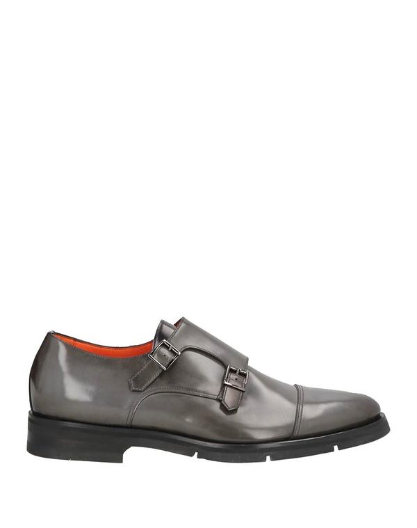 サントーニ メンズ シューズ スリッポン・ローファー SANTONI モカシン Charcoal 暗灰色
