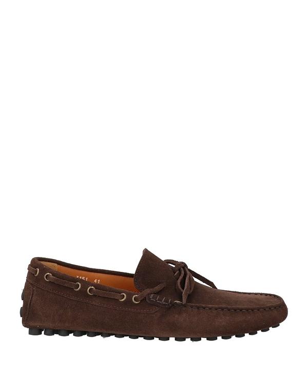 ドンカルズ メンズ シューズ スリッポン・ローファー DOUCAL\u0027S モカシン Dark Brown 赤銅色