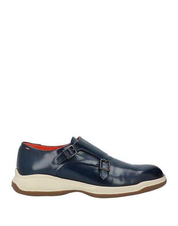 サントーニ メンズ シューズ スリッポン・ローファー SANTONI モカシン Midnight Blue ブルー