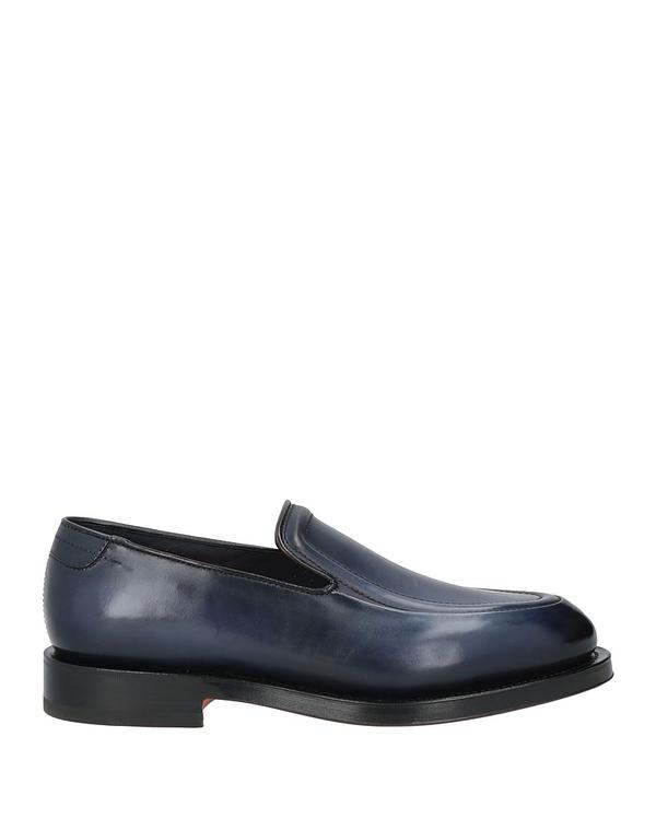 サントーニ メンズ シューズ スリッポン・ローファー SANTONI モカシン Navy 米国海軍