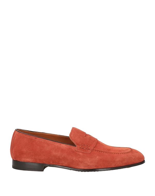 ドンカルズ メンズ シューズ スリッポン・ローファー DOUCAL\u0027S モカシン Reddish Brown 赤銅色