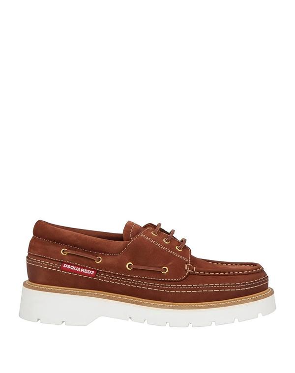 ディースクエアード メンズ シューズ スリッポン・ローファー DSQUARED2 モカシン Chocolate Brown ブラウン