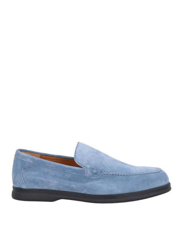 ドンカルズ メンズ シューズ スリッポン・ローファー DOUCAL\u0027S モカシン Sky Blue 青色