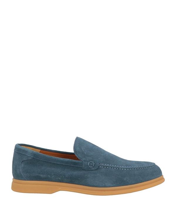 ドンカルズ メンズ シューズ スリッポン・ローファー DOUCAL'S モカシン Blue Gray グレー