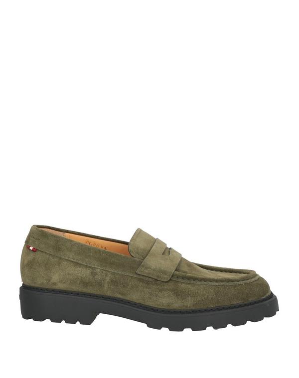 バリー メンズ シューズ スリッポン・ローファー BALLY モカシン Military Green グリーン｜ReVida 店