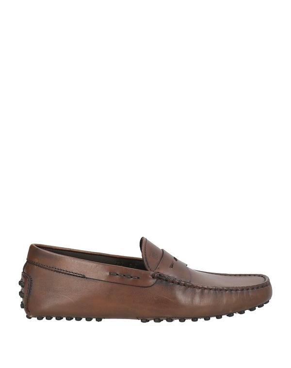 トッズ メンズ シューズ スリッポン・ローファー TOD'S モカシン Dark Brown ブラウン