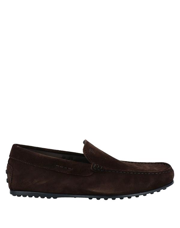 トッズ メンズ シューズ スリッポン・ローファー TOD'S モカシン Dark Brown ブラウン