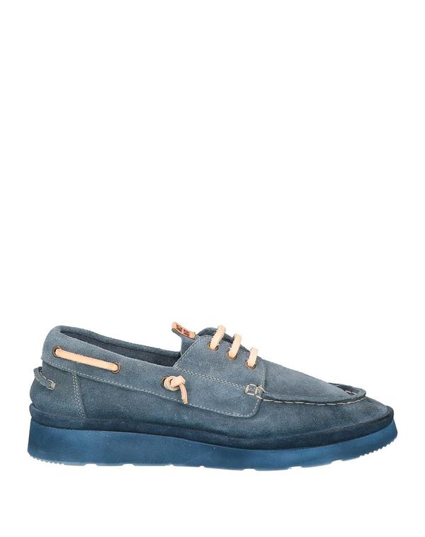 モマ メンズ シューズ スリッポン・ローファー MOMA モカシン Blue Gray 薄墨色