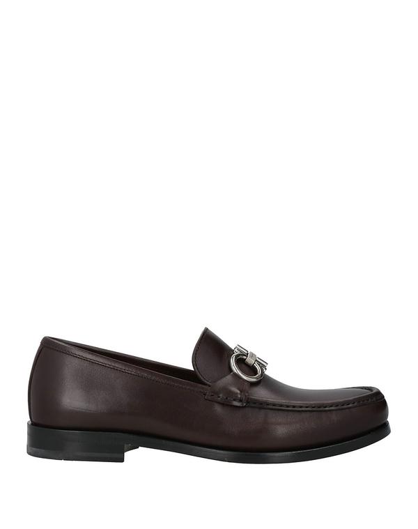 フェラガモ メンズ シューズ スリッポン・ローファー FERRAGAMO モカシン Black 黒いこと