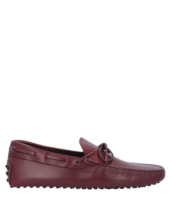 トッズ メンズ シューズ スリッポン・ローファー TOD'S モカシン Plum プラム