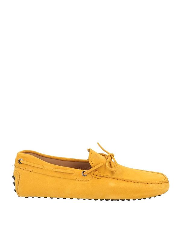 トッズ メンズ シューズ スリッポン・ローファー TOD'S モカシン Yellow イエロー