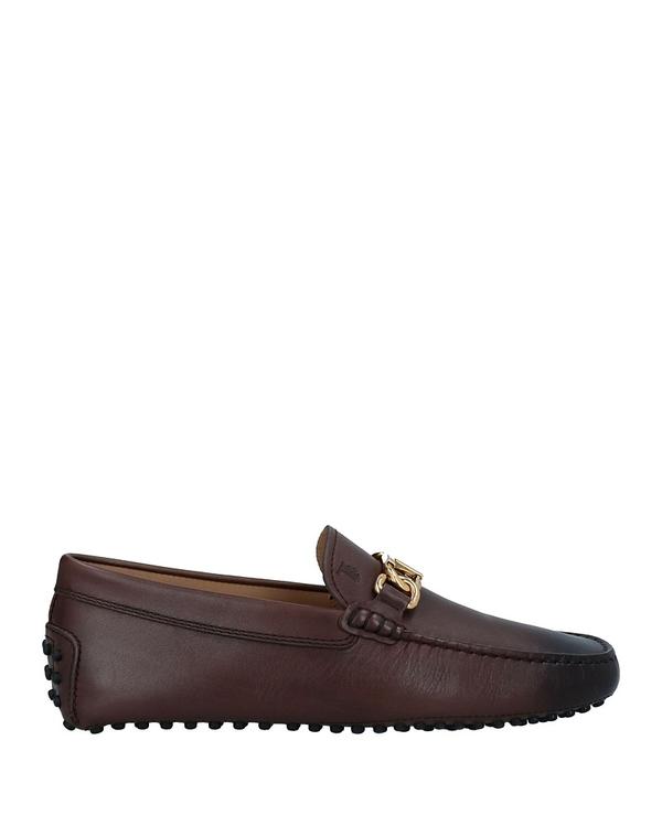 トッズ メンズ シューズ スリッポン・ローファー TOD'S モカシン Dark Brown ブラウン