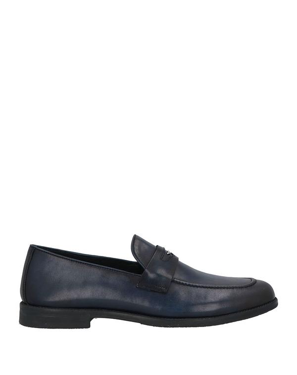 アルベルト ガルディアーニ メンズ シューズ スリッポン・ローファー ALBERTO GUARDIANI モカシン Navy ネイビー