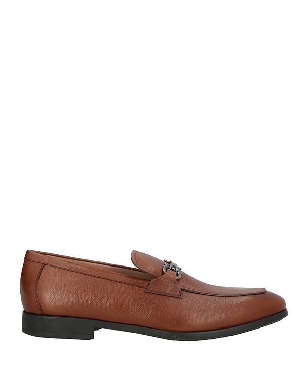 フェラガモ メンズ シューズ スリッポン・ローファー FERRAGAMO モカシン Brown 赤銅色