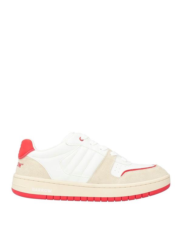 バロー メンズ シューズ スニーカー BARROW スニーカー Off-White オフホワイト|ReVida 店