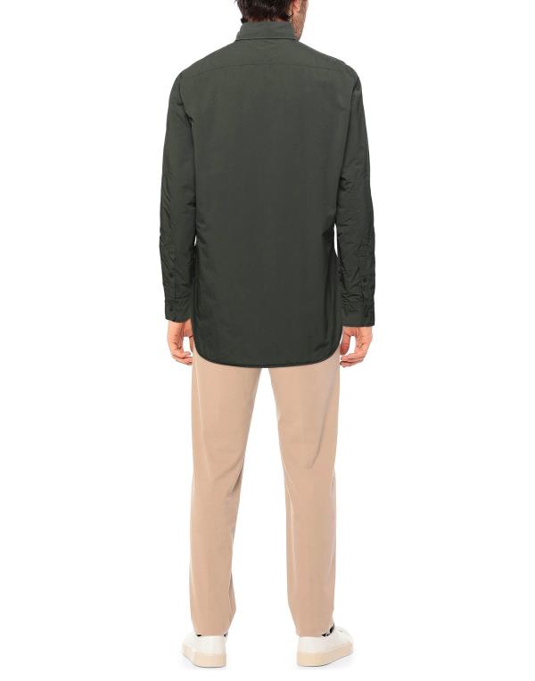アスペジ メンズ シャツ color Military トップス green Solid shirt トップス | windowmaker.com