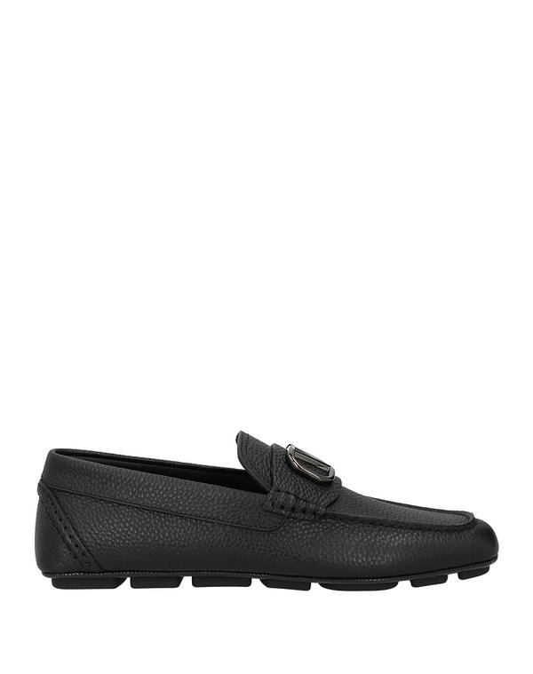 ヴァレンティノ メンズ シューズ スリッポン・ローファー VALENTINO GARAVANI モカシン Black 黒いこと
