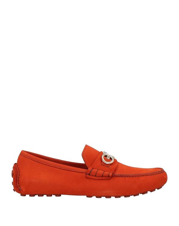 フェラガモ メンズ シューズ スリッポン・ローファー FERRAGAMO モカシン Reddish Brown ブラウン