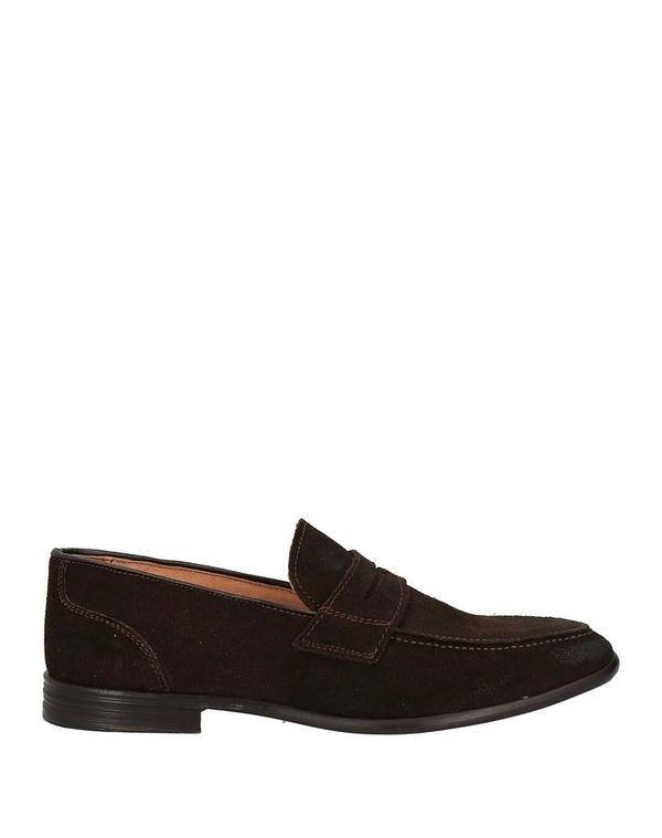 バーバティー メンズ シューズ スリッポン・ローファー BARBATI モカシン Dark Brown ブラウン