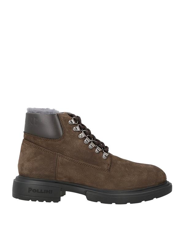 ポリーニ メンズ シューズ ブーツ・レインブーツ POLLINI 遊撃手ブーツ Chocolate Brown 赤銅色