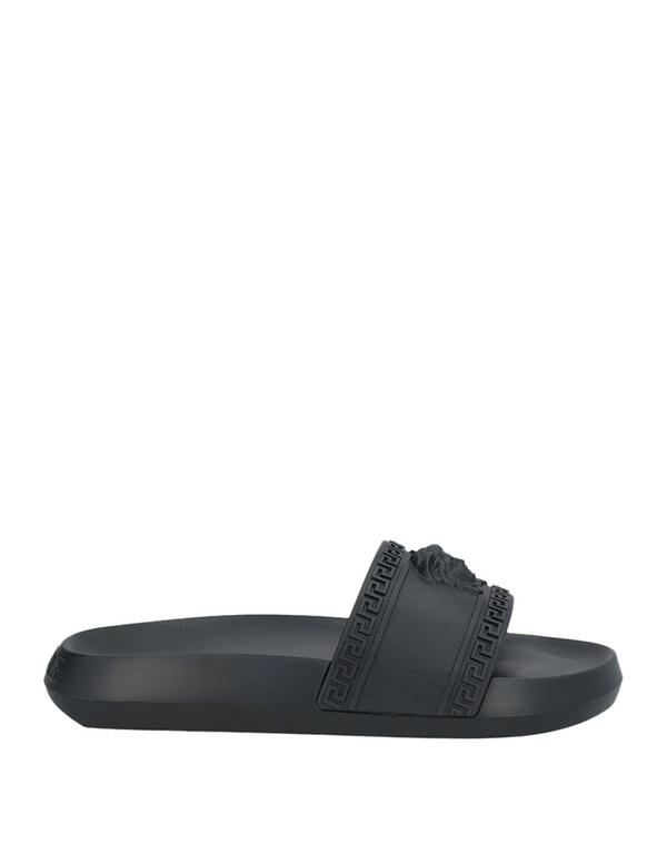 ヴェルサーチ メンズ シューズ サンダル VERSACE サンダル Black 黒いこと