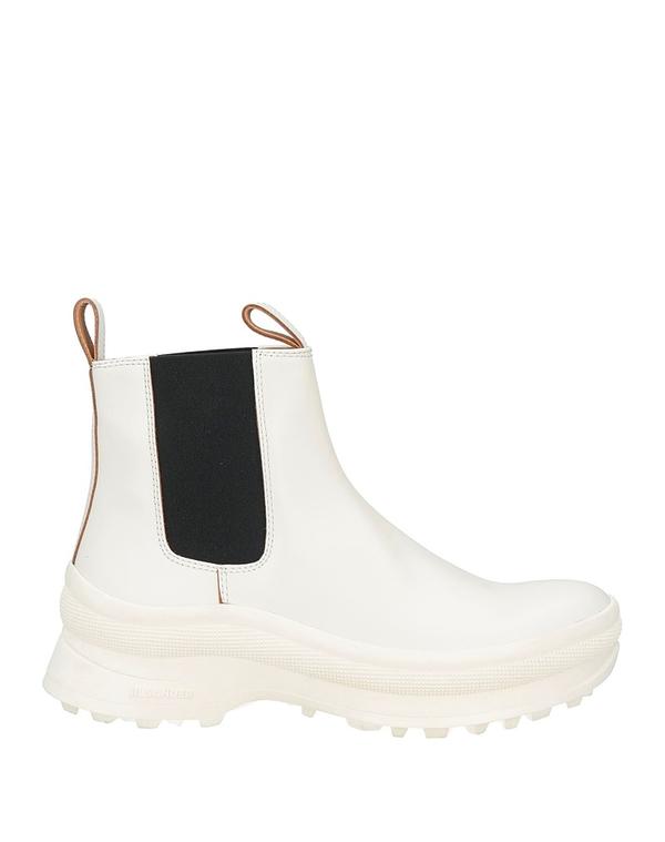 ジル・サンダー メンズ シューズ ブーツ・レインブーツ JIL SANDER 遊撃手ブーツ Off-White 象牙色