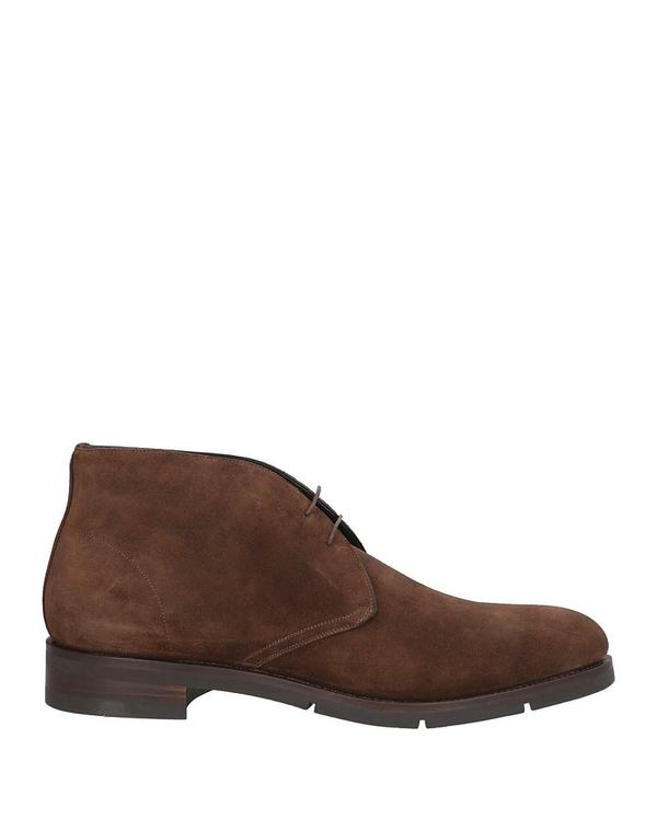 サントーニ メンズ シューズ ブーツ・レインブーツ SANTONI ショートブーツ Chocolate Brown ブラウン|ReVida 店