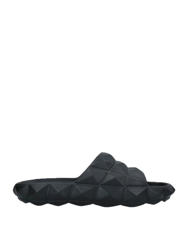 ヴァレンティノ メンズ シューズ サンダル VALENTINO GARAVANI 横すべりサンダル＆家庭用スリッパ Black 黒いこと