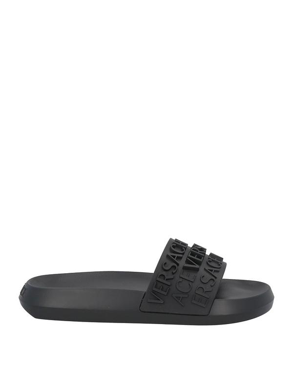 ヴェルサーチ メンズ シューズ サンダル VERSACE サンダル Black 黒いこと