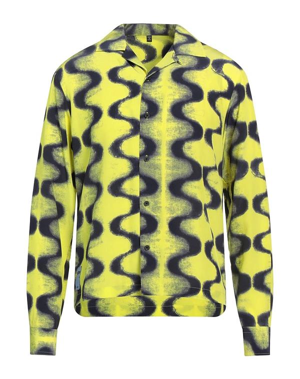 McQ アレキサンダーマックイーン メンズ トップス シャツ McQ Alexander McQueen 柄入りシャツ Yellow イエロー