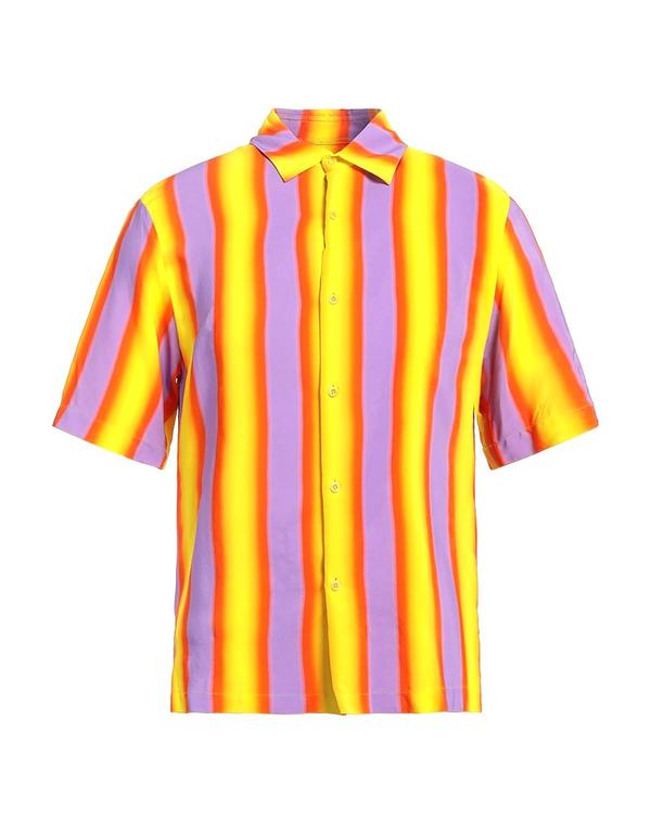 サンドロ メンズ トップス シャツ SANDRO ストライプ柄シャツ Yellow イエロー