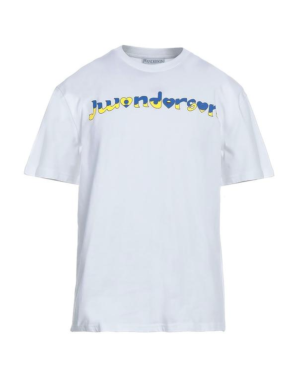 J.W.アンダーソン メンズ トップス Tシャツ JW ANDERSON Ｔシャツ White ホワイト 19,330円