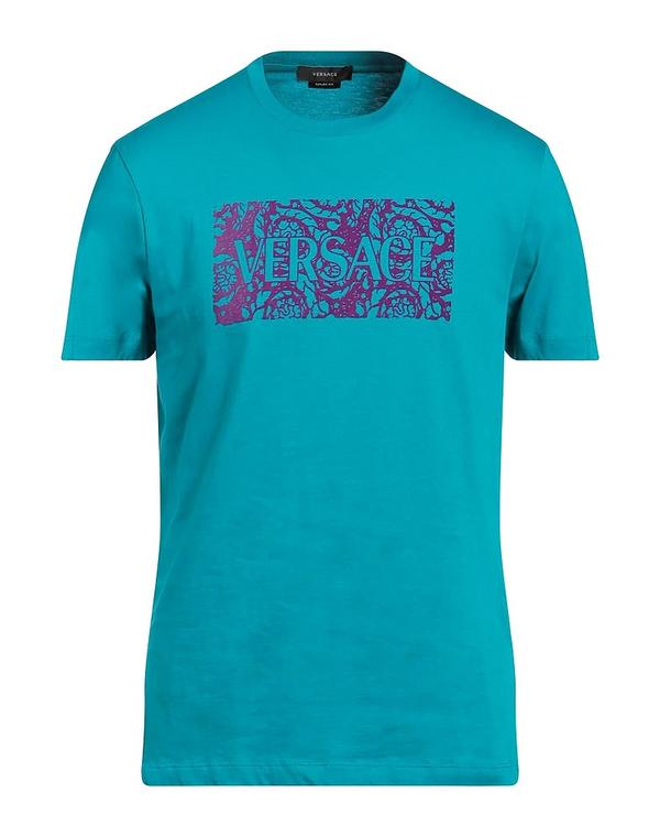 ヴェルサーチ メンズ トップス Tシャツ VERSACE Tシャツ Deep Teal ティール