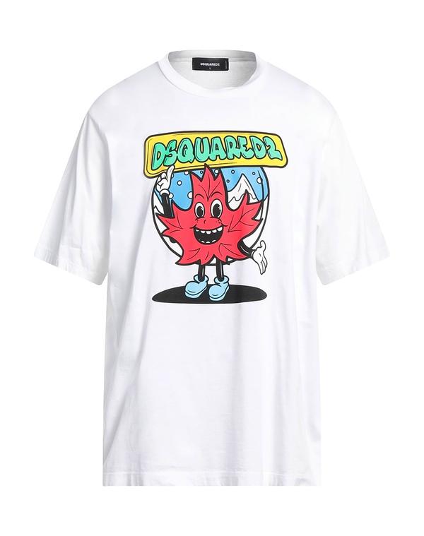 ディースクエアード メンズ トップス Tシャツ DSQUARED2 Ｔシャツ White ホワイト