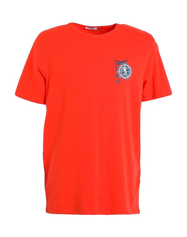 ビッケンバーグス メンズ トップス Tシャツ BIKKEMBERGS Ｔシャツ Orange オレンジ