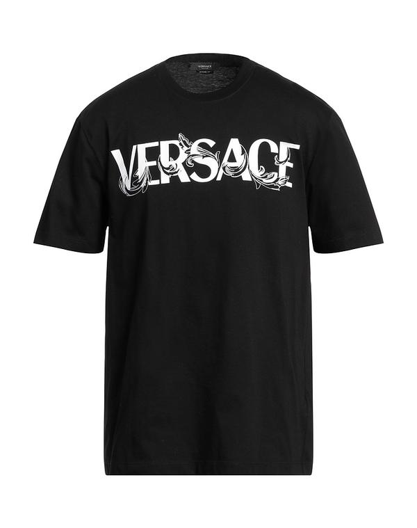 ヴェルサーチ メンズ トップス Tシャツ VERSACE Ｔシャツ Black ブラック