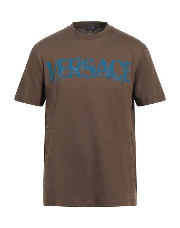 ヴェルサーチ メンズ トップス Tシャツ VERSACE Ｔシャツ Military Green グリーン