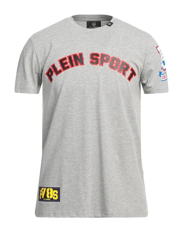 プレイン スポーツ メンズ トップス Tシャツ PLEIN SPORT Ｔシャツ Gray グレー