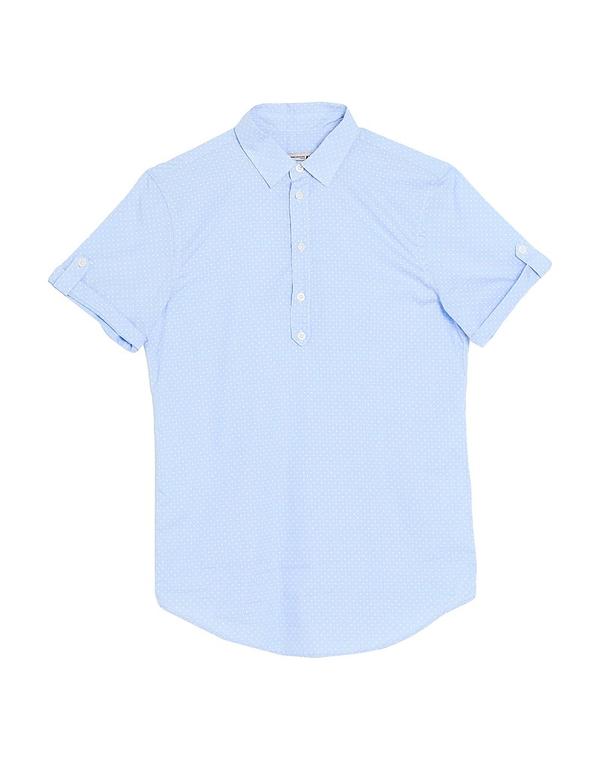 ダニエレ アレッサンドリー二 メンズ トップス シャツ DANIELE ALESSANDRINI HOMME 柄入りシャツ Sky Blue ブルー