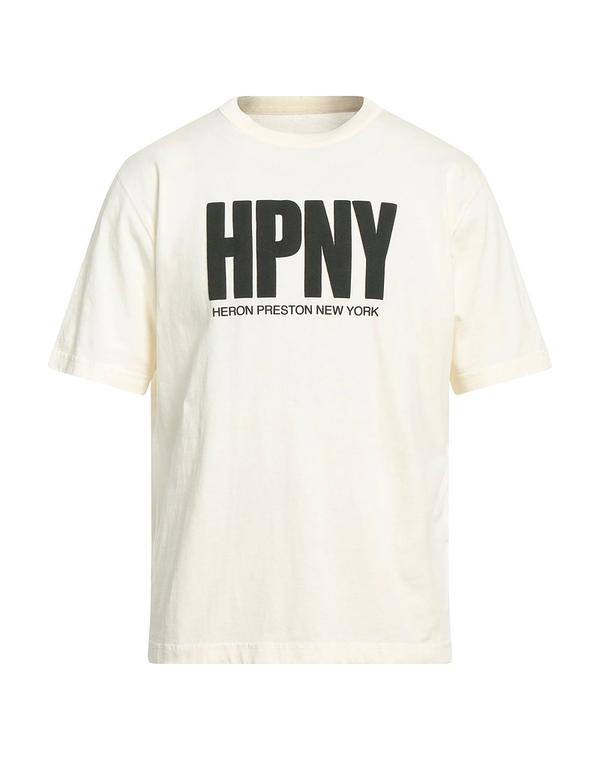 ヘロンプレストン メンズ トップス Tシャツ HERON PRESTON Ｔシャツ Ivory アイボリー