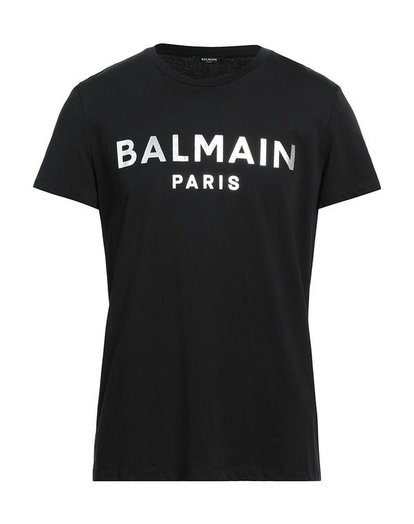 バルマン メンズ トップス Tシャツ BALMAIN Ｔシャツ Black ブラック