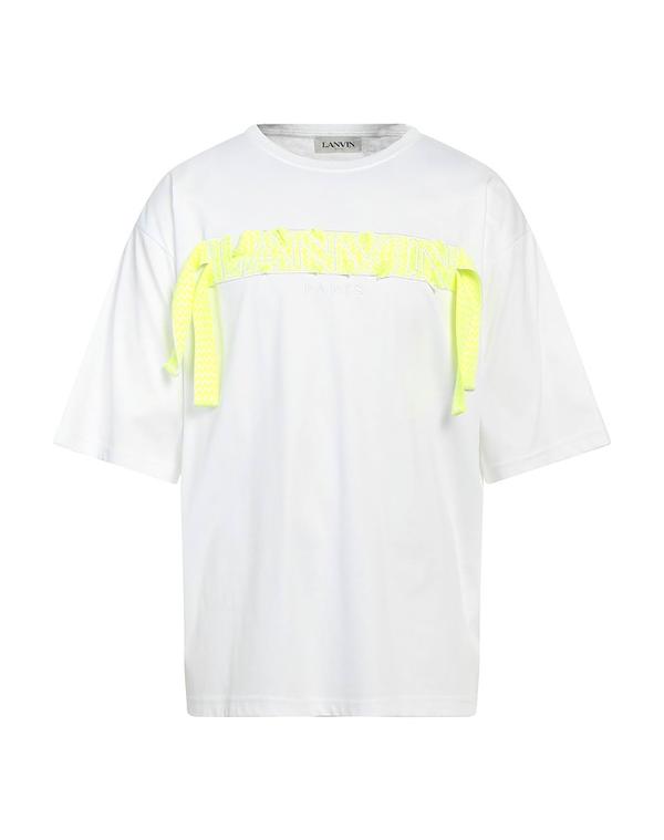 ランバン メンズ トップス Tシャツ LANVIN Ｔシャツ White ホワイト 69,190円