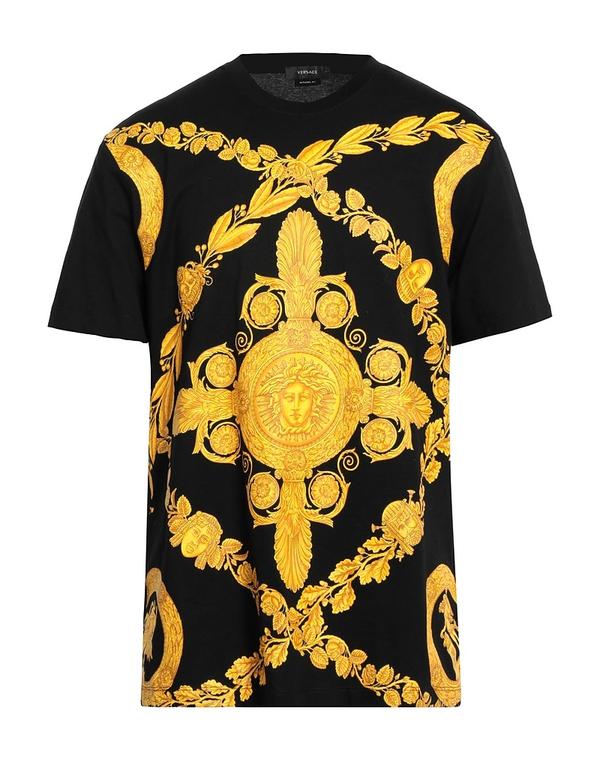 ヴェルサーチ メンズ トップス Tシャツ VERSACE Ｔシャツ Black ブラック
