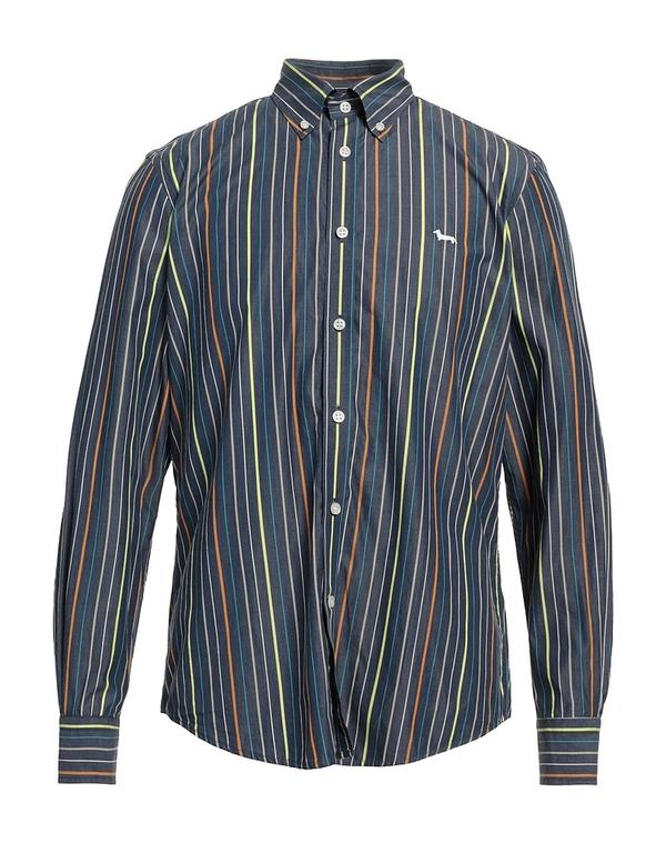 ハーモント \u0026 知恵袋 メンズ トップス ティーシャツ HARMONT \u0026 BLAINE 縞模様柄ティーシャツ Navy 米国海軍 トップス-メンズファッション-カジュアルシャツ
