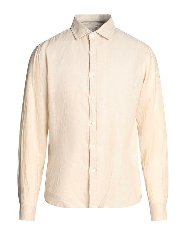 アティピコ メンズ トップス シャツ AT.P.CO リネンシャツ Beige ベージュ