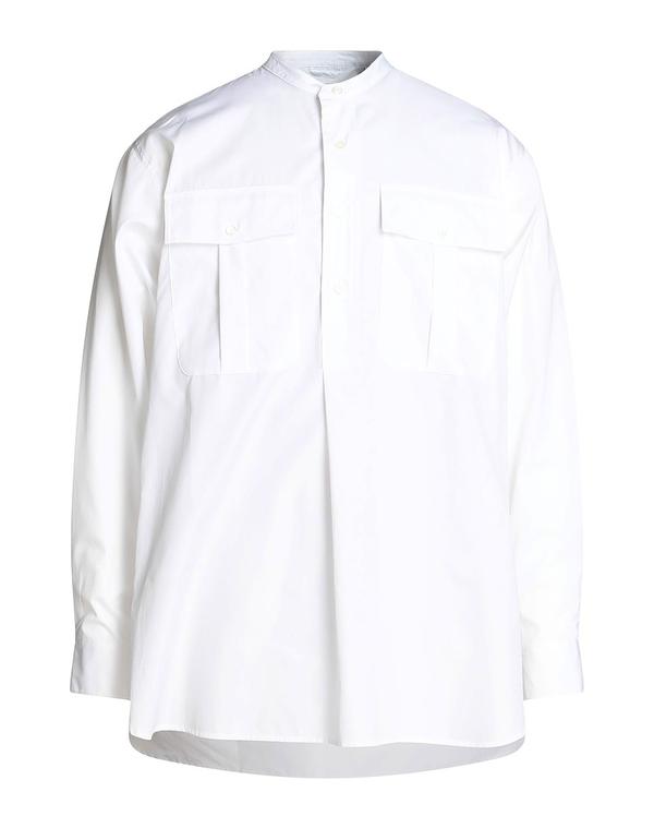 アスペジ メンズ トップス シャツ ASPESI 無地シャツ White ホワイト