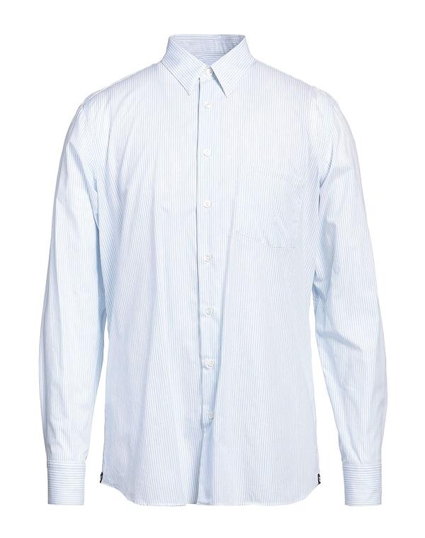 ラルディーニ メンズ トップス シャツ LARDINI ストライプ柄シャツ Sky Blue ブルー